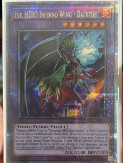 SUDA -AE032 Evil HERO Inferno Wing - Backfire E-HERO 業火之翼 地獄逆火